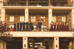 Wedding-ceremony-on-Niagara-Crossing-Hotel-balcony