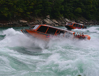 Niagara-Jet-Adventures Niagara Jet Adventures vessel on Niagara River